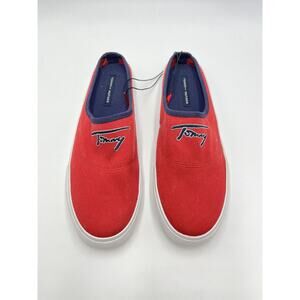 Vtg Red Tommy Hilfiger Slip On Y2K Shoes NEW